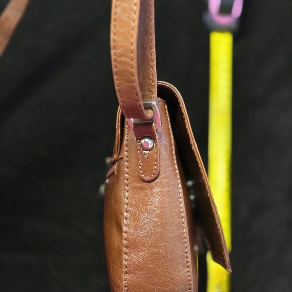 Brown Leather Crossbody Bag - Picture 8 of 15